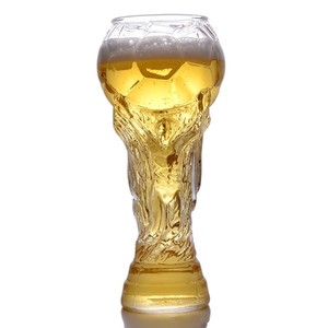 Jarra de Cerveza de Vidrio Borosilicato Estilo Bar, Soplada a Mano, Ecológica, <span class=keywords><strong>Copa</strong></span> de Fútbol, Trofeo Jules <span class=keywords><strong>Rimet</strong></span> - Product Image 1