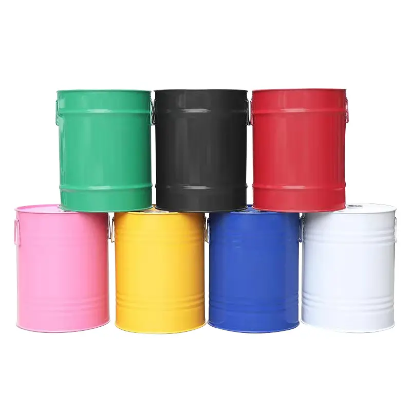 200L Chemical iron barrel 20L Diesel gasoline packaging opening and closing paint galvanized metal barrel