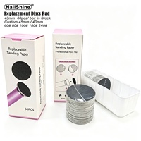 Lot de 60 disques de rechange pour lime électrique à pieds, grains 60/80/100/180/240, pour éliminer les peaux mortes et les callosités