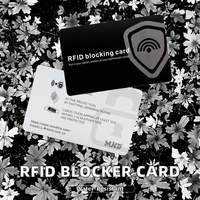 Protector de Tarjetas Inteligente Anti-Robo NFC RFID con Chip EM4305 de 13.56 MHz, Bloqueador de Tarjetas de Crédito de PVC Impermeable para Pagos Comerciales