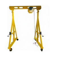 Grue portique à roues portative 5 et 8 tonnes avec boîte de vitesses à rotation flexible pour levage léger