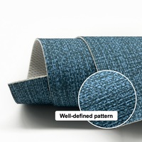 Canapé moderne en cuir PVC imprimé de 0.9mm, cuir Rexine résistant à l'abrasion pour meubles de maison Lady Waterproof