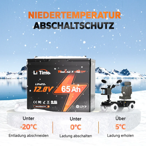 L7.80W6.54H6.69 Zoll Kompakte Bauform litio Akku 12V 65Ah 5 Jahre garantía 4000 Zyklen <span class=keywords><strong>Bei</strong></span> 100% DOD LiFePO4 batería - Product Image 5