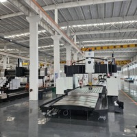 Fraiseuse à portique CNC GMC/DVF8052, broche BT50, changement d'outil automatique FANUC, couple super élevé de 3600 N.m pour le tournage de métaux