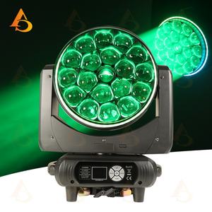 Lámpara de Cabeza Móvil Bee Eye de 19 Piezas y 40 W, Luz de Cabeza Móvil LED RGBW DMX - Product Image 1