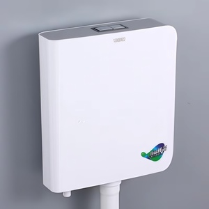 <span class=keywords><strong>Cisterna</strong></span> de Inodoro Expuesta, Ahorradora de <span class=keywords><strong>Agua</strong></span>, Doble Descarga, Tanque de Descarga Colgante de Pared de HDPE para Baño - Product Image 1