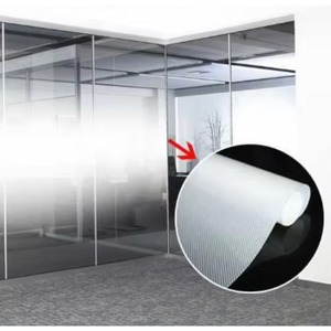 Film de verre dégradé avec points blancs, design moderne, auto-adhésif, en PET, pour la décoration de la maison et du bureau, protection semi-privée - Product Image 5