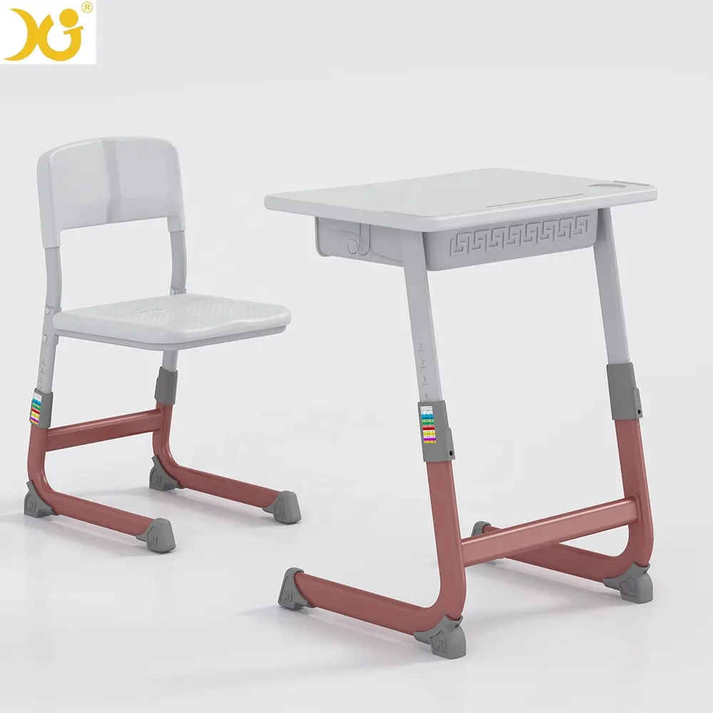 Beliebte Design Günstige Preis Lieferanten Single School Schreibtisch und Stuhl in Großbritannien