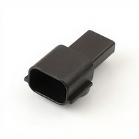 Adaptateur de Faisceau de Câblage Électrique Automobile HD046K-0.6-11, Connecteur Mâle 4 Broches en Cuivre, Boîtier Électrique de Voiture 12V 2A