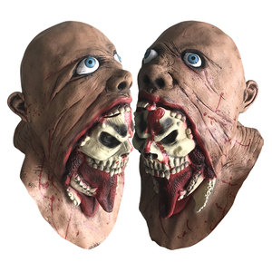 Venta al por mayor Máscaras de fiesta Máscara de zombi espeluznante <span class=keywords><strong>Disfraz</strong></span> de parásito de látex espeluznante para fiesta de Halloween Miedo <span class=keywords><strong>realista</strong></span> - Product Image 4