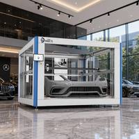Imprimante 3D industrielle haute vitesse avec coque en tôle de grande taille et connectivité USB