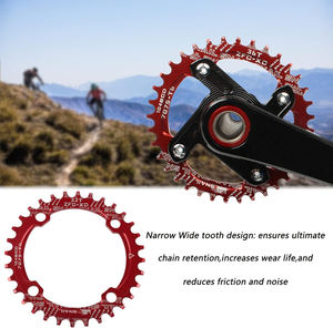 104BCD roda rantai sepeda MTB, bagian pelat gigi Crankset sepeda gunung 104mm 32T 34T 36T 38T - Product Image 5