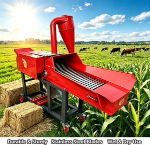 Hochleistungs-Grassilage-Schneidemaschine, mobile Heuhäcksler für Nass- und Trockengebrauch, landwirtschaftliche Futtermittelverarbeitungsmaschine, 100 % pünktliche Lieferung - Product Image 1