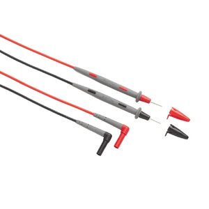 Juego de cables de prueba Fluke TL71 Premium, ángulo recto, rojo y negro, 117 gramos, piezas para instrumentos eléctricos - Product Image 1