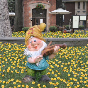 Grandes estatuas de gnomos de <span class=keywords><strong>jardín</strong></span> de fibra de vidrio de 28,3 \ ", adornos de escultura de Siete Enanos musicales divertidos para <span class=keywords><strong>tu</strong></span> <span class=keywords><strong>jardín</strong></span> - Product Image 1