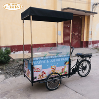Chariot à Crêpes Snack Personnalisé Vélo de Livraison de Nourriture Scooter de Rue