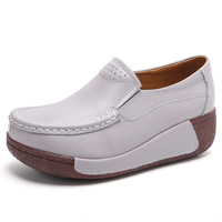 Mode femmes décontracté sport baskets chaussures à semelle souple reniflard anti-glissant bureau extérieur appartements mocassins marche Style chaussures