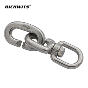 <span class=keywords><strong>Anneau</strong></span> pivotant à connexion rapide en forme de 8 pour chaîne marine en acier inoxydable 316, fabriqué en usine - Product Image 3