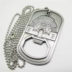 カスタムブランクドッグタグと希少なオークリーボトルオープナーペンダント - Product Image 1