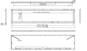 Pantalla LCD TFT LVDS de Barra Estirada de 36.8 Pulgadas, 1920x360, IPS, Alto Brillo de 1000nits, para Publicidad e Industria - Product Image 4