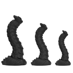 Dildo incurvé de forme unique, <span class=keywords><strong>plug</strong></span> anal, dilatateur anal, masturbateur anal en forme de bourgeon de rose, jouet sexuel pour adultes, jouets de plaisir pour adultes pour ouverture anale - Product Image 2
