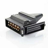 Adaptateur de lumière latérale de remorque femelle Maleanc 12 broches connecteur plat prise de remorque