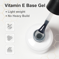 ICE NOVA vitamine E Base Gel Gel professionnel Base vernis fournir des antioxydants en gros personnaliser pour Salon bricolage ongles Art