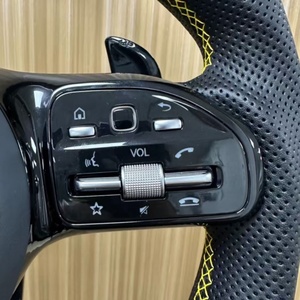 Volante de Fibra de Carbono para Automóvil, Piezas de Auto en Oferta para <span class=keywords><strong>Mercedes</strong></span> <span class=keywords><strong>Benz</strong></span> C63 E63 W212 W205 W204 W213 2012-2021 C257 AMG - Product Image 5