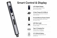 Kit de tournevis électrique sans fil professionnel 62-en-1 avec embouts magnétiques pour réparation de téléphones, montres, ordinateurs portables et projets de bricolage (DIY)