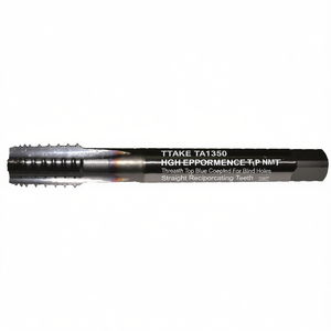 TTAKE TA1350 ดอกต๊าปประสิทธิภาพสูง เกลียว NPT เคลือบสีน้ำเงิน สำหรับรูบอด ฟันตรงแบบลูกสูบ - Product Image 2