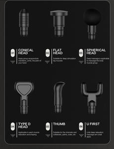 Productos de Venta caliente <span class=keywords><strong>2025</strong></span> Nuevos productos Pantalla LCD dolores musculares aliviar pistola de masaje de tejido profundo recargable - Product Image 4