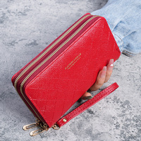 Sac tendance 2025 sac tendance 2025 personnalisé en cuir Pu portefeuilles pour femmes marques en gros carteras para mujer