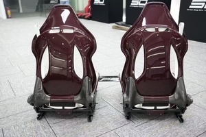 Sièges baquets universels en fibre de carbone pour voitures de course, sièges de course pour l'intérieur de voiture, accessoires pour véhicules Ferrari SF90 458 488 812 F8 296GTB - Product Image 5