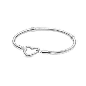 Diseño Original, Plata de Ley 925, Chapado en Platino, Cadena de Serpiente, Dijes y Colgantes para Pulseras Infantiles, Joyería de Moda DIY - Product Image 2