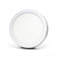 Panneau lumineux LED 6w 12w 18w 24w, surface ronde, ultra-mince, design moderne, 3CCT/4CCT