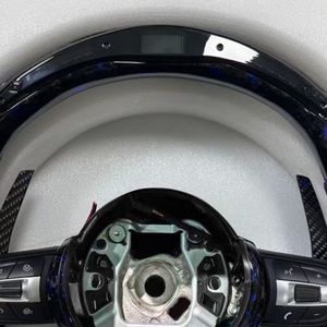 Accesorios LED para Volante de Automóvil de Fibra de Carbono Azul para <span class=keywords><strong>BMW</strong></span> M2 M3 M4 M5 F80 F10 F30 F18 F20 F36 F15 F90 F18 E90 E71 - Product Image 2