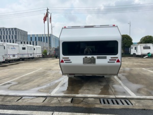 <span class=keywords><strong>Caravana</strong></span> Ligera de Aluminio Moderna para 4 Personas, Remolque de Viaje Todoterreno de <span class=keywords><strong>Doble</strong></span> Eje, Tipo Lágrima - Product Image 4