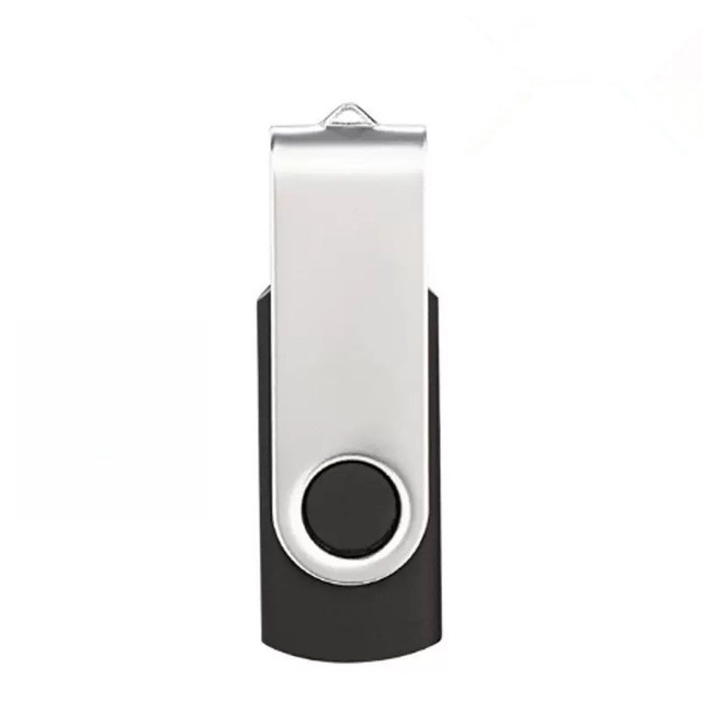 Custom 2 in 1 1TB to 16TB Flash Drive 16TB Metal Rotating Dual Interface for Computer Mobile Phone Type-C New Cross-Border