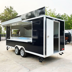 Remorque de restauration entièrement équipée, cuisine mobile rapide de style américain, camions de restauration à vendre aux États-Unis - Product Image 4