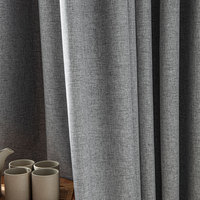 Rideaux occultants anti-griffures pour chats, aspect lin double face, à œillets, pour chambre et salon, vente en gros fabricant