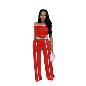 Ensemble de vêtements de sport pour femmes à deux pièces avec logo personnalisé, comprenant un blazer et un pantalon large pour les trajets quotidiens - Product Image 4