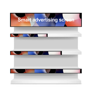 Siêu rộng trong nhà Dải Android cảm ứng LED hiển thị loại thanh Màn hình quảng cáo cho giáo dục bán lẻ kỹ thuật số Kệ cạnh hiển thị - Product Image 1