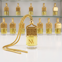 Diffuseur de parfum pour voiture en verre multi-formes, flacon vide pour décoration de voiture, cadeau, flacon pulvérisateur en verre
