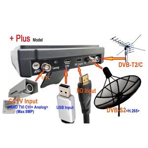 Medidor de Señal Satelital Portátil KPT-701S/T+ Compatible con H.265 UTC AHD - Product Image 5