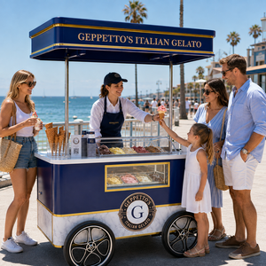 Carrito de Té de Burbujas Personalizado Etodevice, Carrito Móvil para Venta de Bebidas para Uso en Exteriores - Product Image 1
