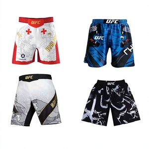 Conjunto de Pantalones Cortos de Cinco Cuartos para Niños <span class=keywords><strong>UFC</strong></span>, para Sanda, Artes Marciales Mixtas, Ropa Deportiva, Entrenamiento Físico, Cross-Border - Product Image 2