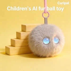 Poupée en peluche intelligente Curipal certifiée CE CPC ASTM F963 EN71 ROHS, mignonne, avec interaction vocale, détection tactile, lavable, tissu doux - Product Image 2