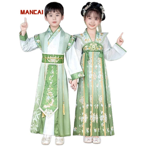 Vestido de Danza Escénica para <span class=keywords><strong>Mujer</strong></span>, Trajes Tradicionales Chinos, <span class=keywords><strong>Traje</strong></span> <span class=keywords><strong>Tang</strong></span> para Adultos de Año Nuevo, Hanfu, Cheongsam, Ropa Étnica Femenina - Product Image 6