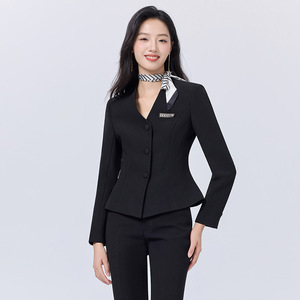 Women's Suit Set Long Sleeve Polyester Workwear For Hotel Receptionist Jewelry Store Fall 2025 - Product Image 2