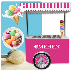 <span class=keywords><strong>MEHEN</strong></span> MR4 chariot de congélateur pour glaces dures pozzetti chariot à glaces avec roues - Product Image 3